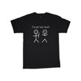 thumbnail image 1 of Stick Figure Funny T-shirt Mens Graphic Tees Clothing Apparel, 1 of 8