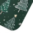 thumbnail image 3 of Dark Green Christmas Tree Pattern Dish Drying Mat for Kitchen 1 Pack, Ultra Absorbent Microfiber Dishes Drainer Mats,18x24in(46x61cm), 3 of 4