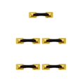 thumbnail image 3 of Ruiboury PVC Nylon Strap Armrest Grab Handle Inflatable Canoe Kayak for Yellow 31x7CM 5Set, 3 of 6