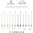 thumbnail image 4 of Homestia 12 Inches Stainless Steel Mixing Spoon Spiral Pattern Long Handle Bar Spoon Cocktail Spoon Pitcher Spoon for Layering, Blending, Stirring all Liquids, Vintage Silver, 4 of 7