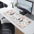 thumbnail image 2 of Brown Flower&nbsp;mousepad Gamingwaterproofnon Slip&nbsp;for Office Home Work GamingmousepadRubber Base Mousepad with Stitched Edges 31.5x11.8inches, 2 of 7