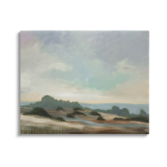 Stupell Industries Distant Ocean Landscape Scenery Painting Gallery Wrapped Canvas Print Wall Art, Design by Liz Jardine