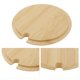 thumbnail image 3 of Unique Bargains 1 Pc Portable with Spoon Hole Cup Cover for Office Wood Tone Bamboo Wood, 3 of 5