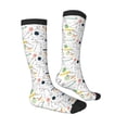 thumbnail image 3 of Picia Women Crew Soft Moisture-wicking Socks Easter Rabbit Pattern Design Cotton Socks, One Size fit All, 3 of 9