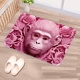 thumbnail image 5 of Monkey Non-Slip Polyester Door Rug Chair Mat Kitchen Rugs, Machine Washable, 5 of 6