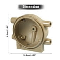 thumbnail image 3 of Unique Bargains Car Terminal Ignition Distributor Cap with Rotor for Ford 4 Cylinder for Tractors 2N 8N 9N with Front Mount Distributor, 3 of 6