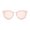 Pink, variant on Womens Cat Eye Gold Frame Fashion Sunglasses