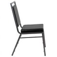 thumbnail image 5 of Flash Furniture HERCULES Series Square Back Stacking Banquet Chair in Black Vinyl with Silvervein Frame, 5 of 5