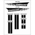 thumbnail image 3 of Dual 8 Racing Stripes  Graphics Vinyl fits Cadillac ATS V Coup 2013 2019, 3 of 6