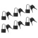 thumbnail image 5 of RENACLIPY 6Jgo Candados Con Llave Para Taquillas Color Negro Con Resistente Y Elegante, 5 of 8