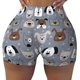 thumbnail image 2 of Fotbe Cute Dog Faces Shorts Sin Costuras – Shorts Deportivos de Cintura Alta para Mujer, Elásticos para Gimnasio, Yoga, Running o Ciclismo-Medium, 2 of 8