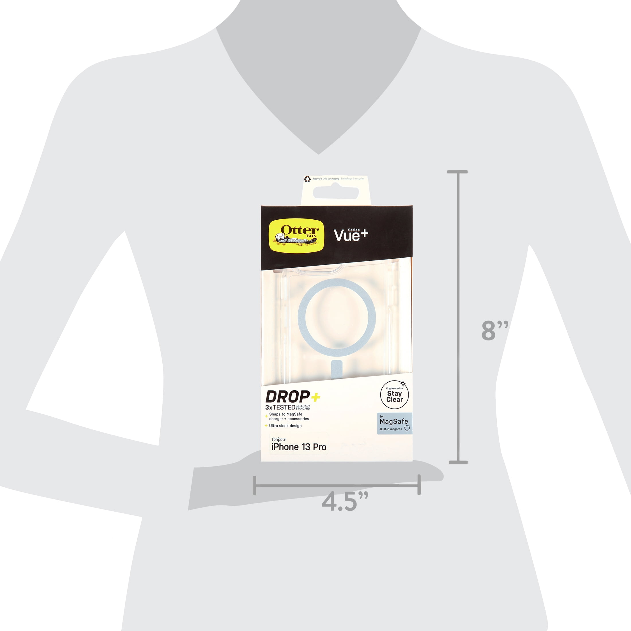 OtterBox Vue Series+ Case for Apple iPhone 13 Pro - Clear