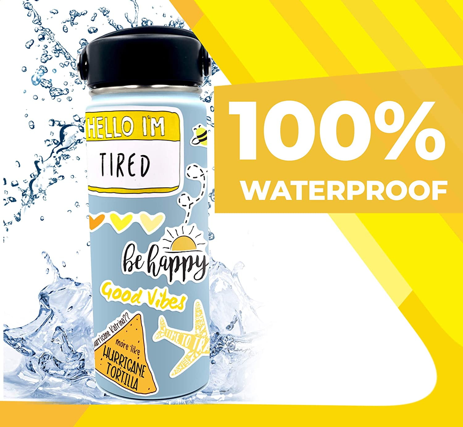 100 Yellow Stickers Aesthetic Stickers Cute Stickers Philippines