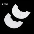 thumbnail image 3 of Uxcell 2pair Heel Plates Sole Protector Size 8-8.5 Non Slip Pad Replacement for Sneakers, White, 3 of 6