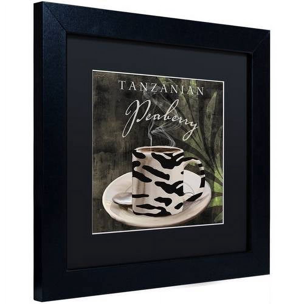 Trademark Fine Art "Afrikan Coffee II" Canvas Art by Color Bakery Black Matte, Black Frame