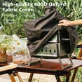 thumbnail image 4 of Gymax 2-layer Outdoor Wood Fired Pizza Oven w/ Anti-scalding Handles & Waterproof Cover, 4 of 10