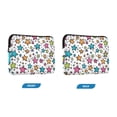thumbnail image 7 of FORMRS 13-13.3 inch Laptop Sleeve Case Soft Carrying Quilted Computer Bag Cover, White Stars, 7 of 7
