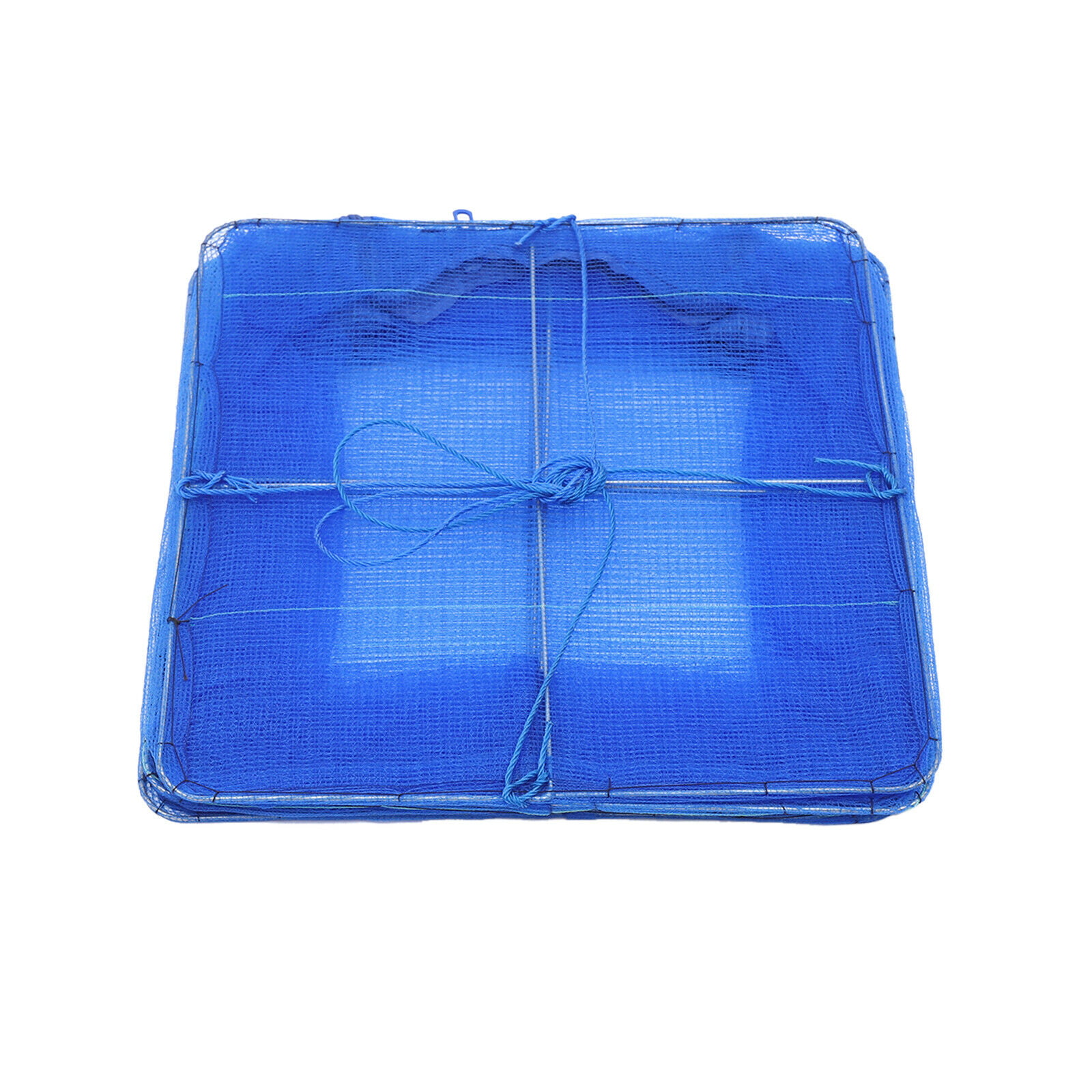 SHZICMY 4-Layer Folding Fish Drying Mesh Fishing Accessory with Zipper Drying  Rack Net Blue 
