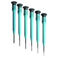 thumbnail image 1 of Moody Tools 58-0316 6-Piece Fixed ESD-Safe Short Slotted Screwdriver Set, 1 of 1