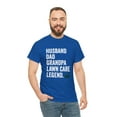 thumbnail image 5 of Husband Dad Grandpa Lawn Care Legend Shirt, Christmas, Fathers Day -ID: 617, 5 of 7