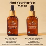 Organic Face Oil - Glowing & Radiant Anti Aging Face Oil in Amber Glass Bottle (1 Bottle)
