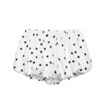 thumbnail image 5 of Lixiuxyad Summer Shorts for Women Casual Polka Shorts Balloon Style Summer Bottoms Elastic Waist Loose Fit Sizes XS-L,White, 5 of 5