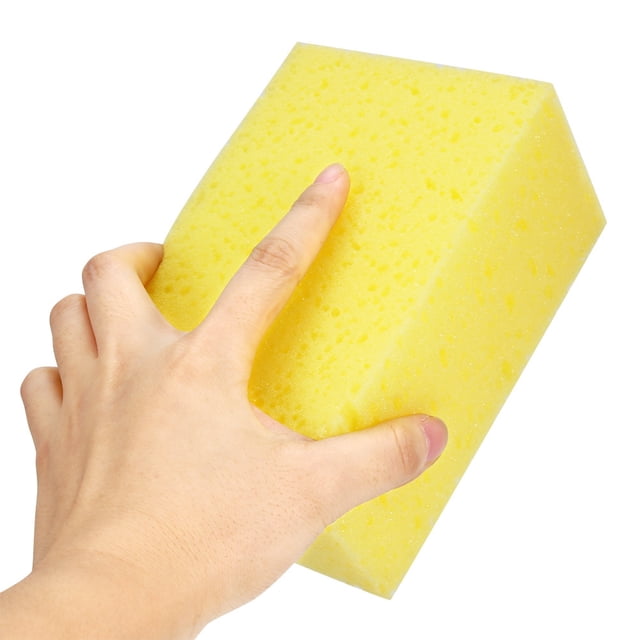 Herramienta Limpiadora De Lavado De Esponja Antideslizante De Mano De Forma Cuadrada Para Coche, Motocicleta, 1 Ud.