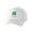 White, variant on St Patrick's Day Fitted Hat, Four Leaf Clover Flex Fit Baseball Hat - Clover & Dublin
