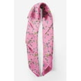thumbnail image 2 of Bimba Pink Leaves & Flycather Bird Pure Silk Printed Head Bandanas Summer Neck Wrap Scarf 40 x 40 Inches, 2 of 6
