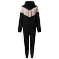 thumbnail image 4 of Itsame Sweatsuits 2pcs Sets for Womens Long Sleeved Sweatshirt and Pants Women Athletic Outfit Sets Black Size L, 4 of 5