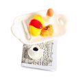 thumbnail image 1 of HILABEE Miniature Food Toy Scene Mode Restaurant Decor Tomato bread, 1 of 9