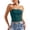 Blue, variant on 2026 Women's Sexy Crop Top, Strapless Bandeau Tube, Sleeveless Backless Tank, Vest Casual Wear