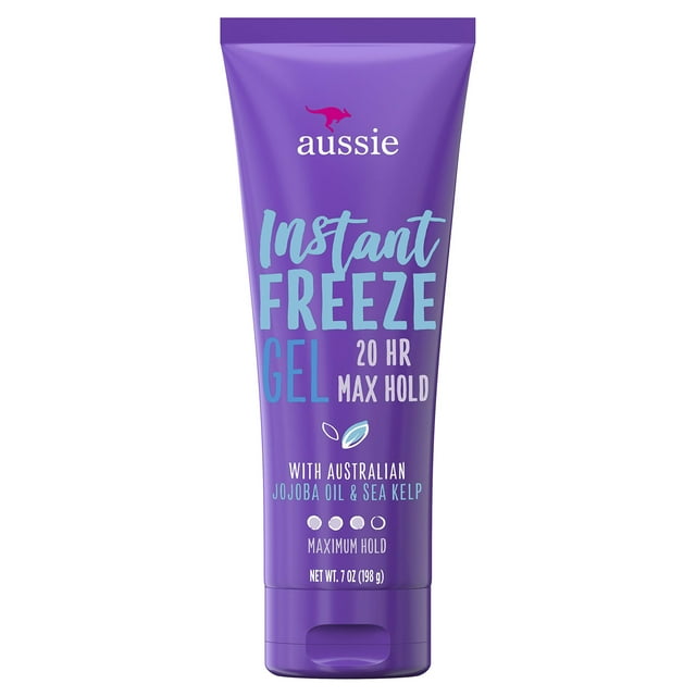 Gel para el cabello Aussie Instant Freeze con aceite de jojoba y algas marinas, 200 ml