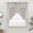 Brown, variant on Brown Boho Swag Curtains for Kitchen/Bedroom/Living Room, Vintage Abstract Art Floral Ethnic Tribe Scalloped Curtains 63 Inch Long, Window Swag Topper Curtains Valances 2 Panels Set 36"x63"