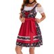thumbnail image 5 of Vestido de Manga Corta para las Mujeres, Vestido Casual de Cuello en V de Bolsillo de Impresión de Moda Sexy Hecho de Poliéster Ligero para el Verano, Vestido de Verano para las Mujeres, 5 of 7