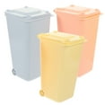 thumbnail image 4 of FRCOLOR 4Pcs Colored Desktop Garbage Can for Storage ABS Material Small and Compact Fits Any Table, 4 of 8