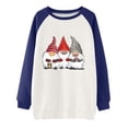 thumbnail image 4 of Qiopertar Femmes Décontracté Manches Longues Col Rond Hauts Chemises Amples Blouse Imprimé Graphique Chandail en Molleton Offres de la Semaine Liquidation à Moins de 5$ jusqu'à 90 % de Réduction, 4 of 4