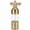 Gold, variant on BIMZUC Premium Stainless Steel Pepper Salt Spice Mill Grinder Seasoning Grinding Kitchen Tool for Cooking, Elegant Gold Finish, 7.1 inches / 18 cm Height, Manual Operation, Durable Home Accessory