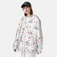 thumbnail image 3 of KLL Mignon Imprimé Koala Hommes Femmes UPF 50+ Protection Solaire Veste à Capuche Manches Longues Pêche Randonnée Performance Chemise-Moyen, 3 of 7