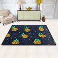 thumbnail image 2 of Pineapple Pattern Soft Polyester Area Rug 36''x24'', Non Slip, Memory Foam, Water Absorbent, 2 of 7