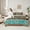 Brown Teal, variant on Manfei Tribal Aztec 7-Piece Twin Bedding Sets for Teens Boys Girls,Bohemian Flower Bedding Comforter Set,Boho Theme Breathable Sheet Sets,Super Cozy Room Decor,Reversible