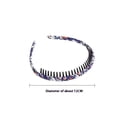 thumbnail image 5 of 6 PCS-Resin Teeth Comb Headbands - Non-Slip Hoops for Curly Hair, Women and Girls Party, party, wedding suitable headband, 5 of 5