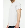 thumbnail image 2 of SSLR Henley Shirts for Men Casual Short Sleeve T Shirts Solid Colors Cotton tshirts, 2 of 7