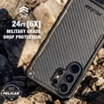 thumbnail image 3 of Pelican Shield Samsung Galaxy S26 Ultra Magnetic Phone Case with Holster - Carbon Fiber, 3 of 8