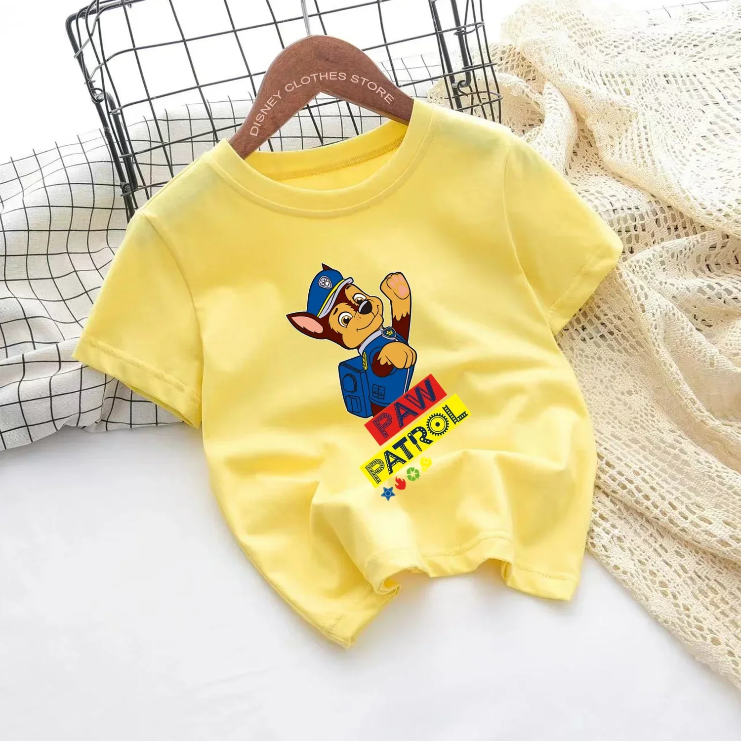 Pat\' Patrouille Ensemble T-shirt Enfants Été Vêtements Bébé