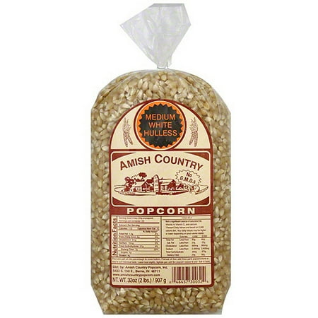 Amish Country Popcorn Medium White Popcorn, 32 oz (Pack of 8) - Walmart.com