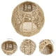 thumbnail image 4 of EeaseMX Lámpara colgante tejida de 2 uds, lámpara de techo, accesorio de pantalla de ratán de imitación, 4 of 8