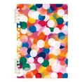 thumbnail image 7 of FORMRS 1-Subject Spiral Notebook 8" x 5" College Ruled 60 Refillable Sheet A5 Hard Cover, 2 Pack, White Colorful Circles, 7 of 7
