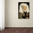 thumbnail image 3 of Rogier van der Weyden 'Woman With a Winged Bonnet' Canvas Art, 3 of 3