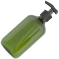 thumbnail image 3 of Baohd 500ml PET Refillable Empty Bottle Shampoo Lotion Press Pump Makeup Dispenser Plastic Container, Deep Green, 3 of 7